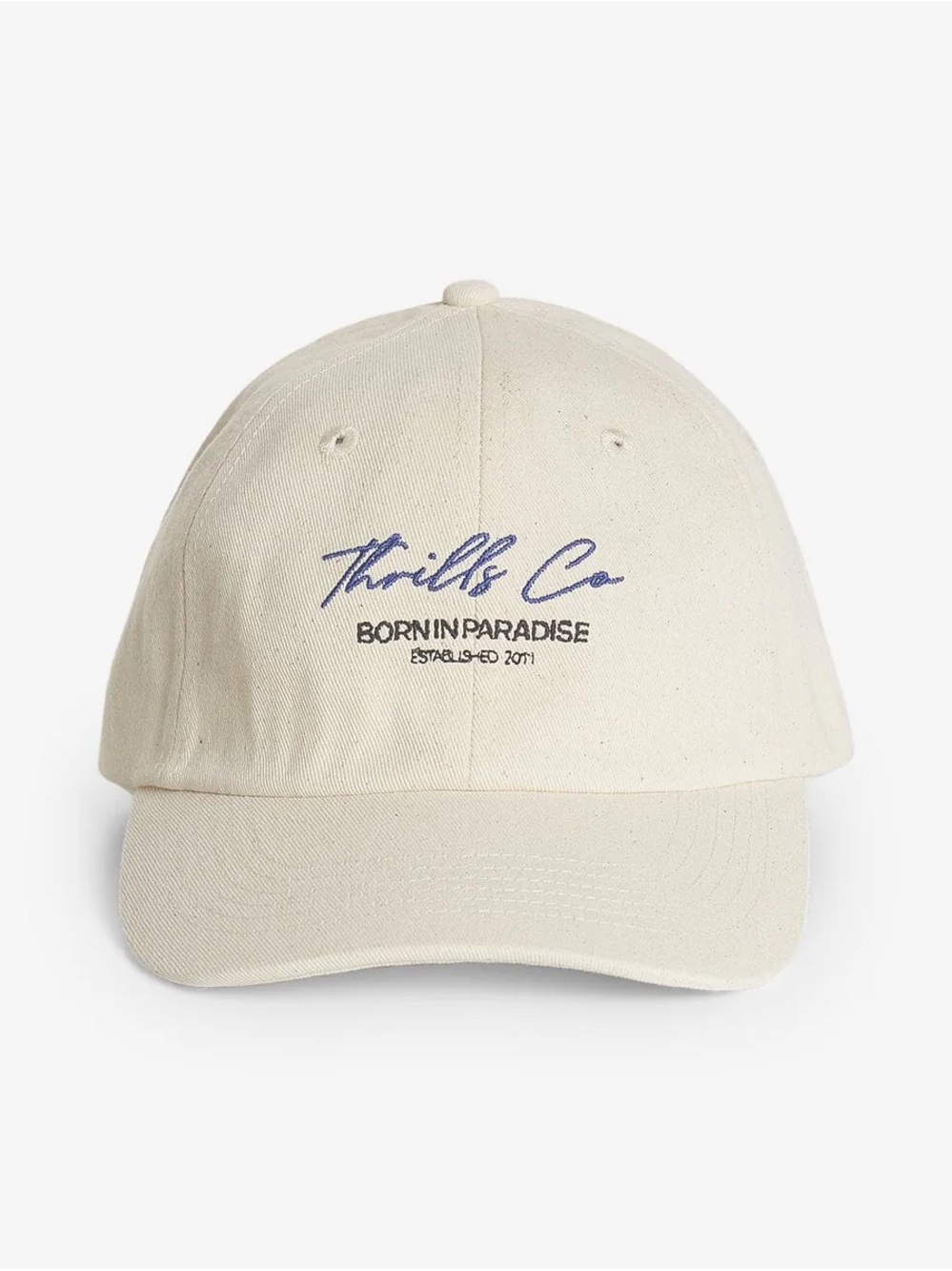 THRILLS SIGNATURE 6
PANEL CAP - UNBLEACHED